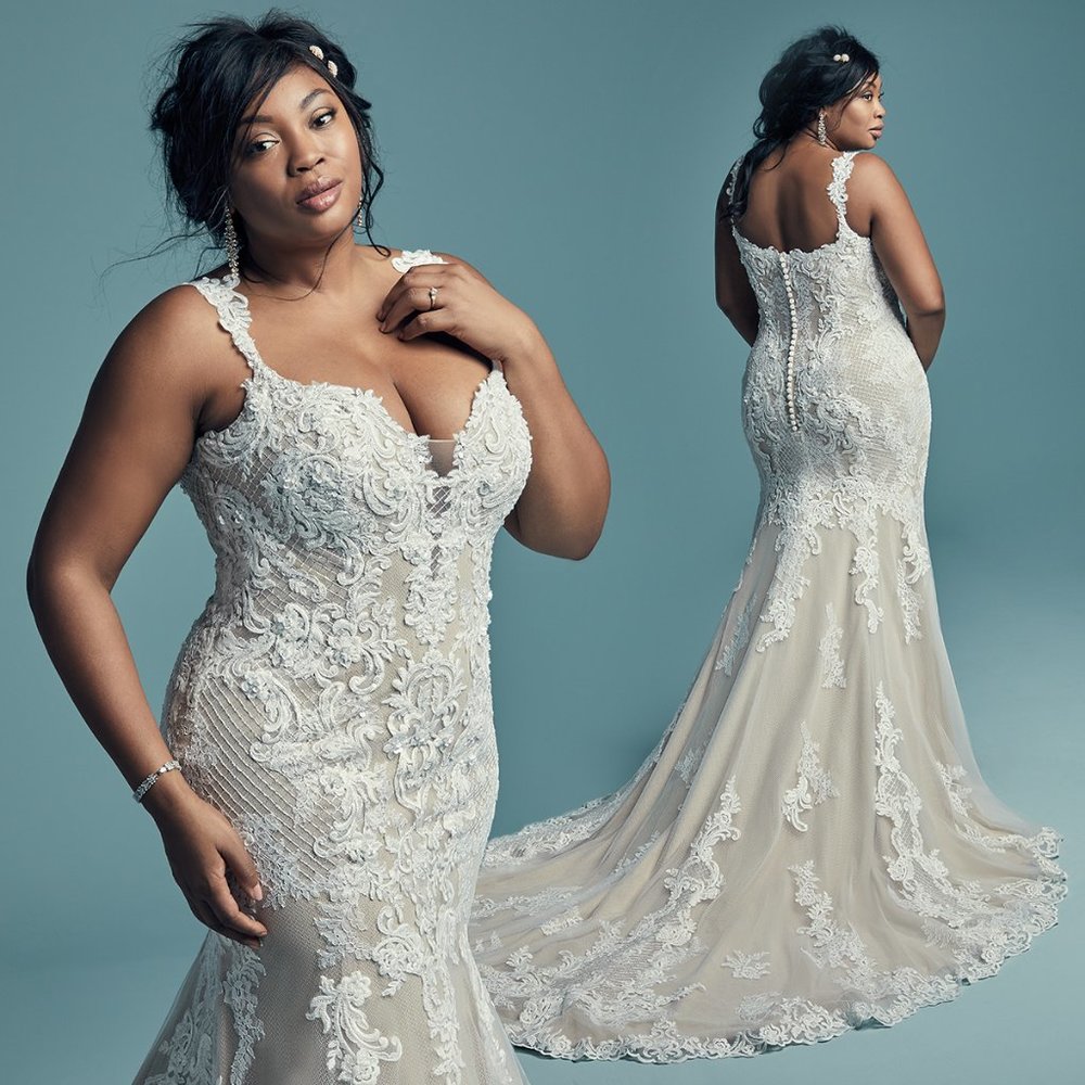 Abbie Lynette by Maggie Sottero 🤍👰🏼‍♀️ SIZE 22